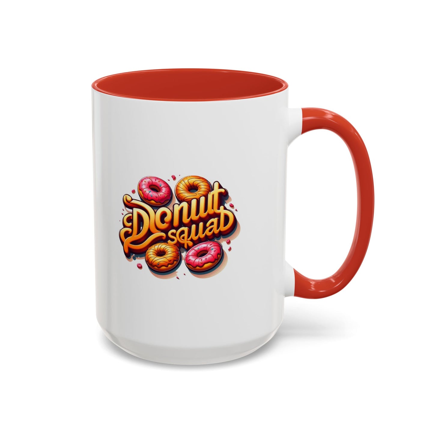 Taza de café con acento de Donut Squad (11 oz y 15 oz)