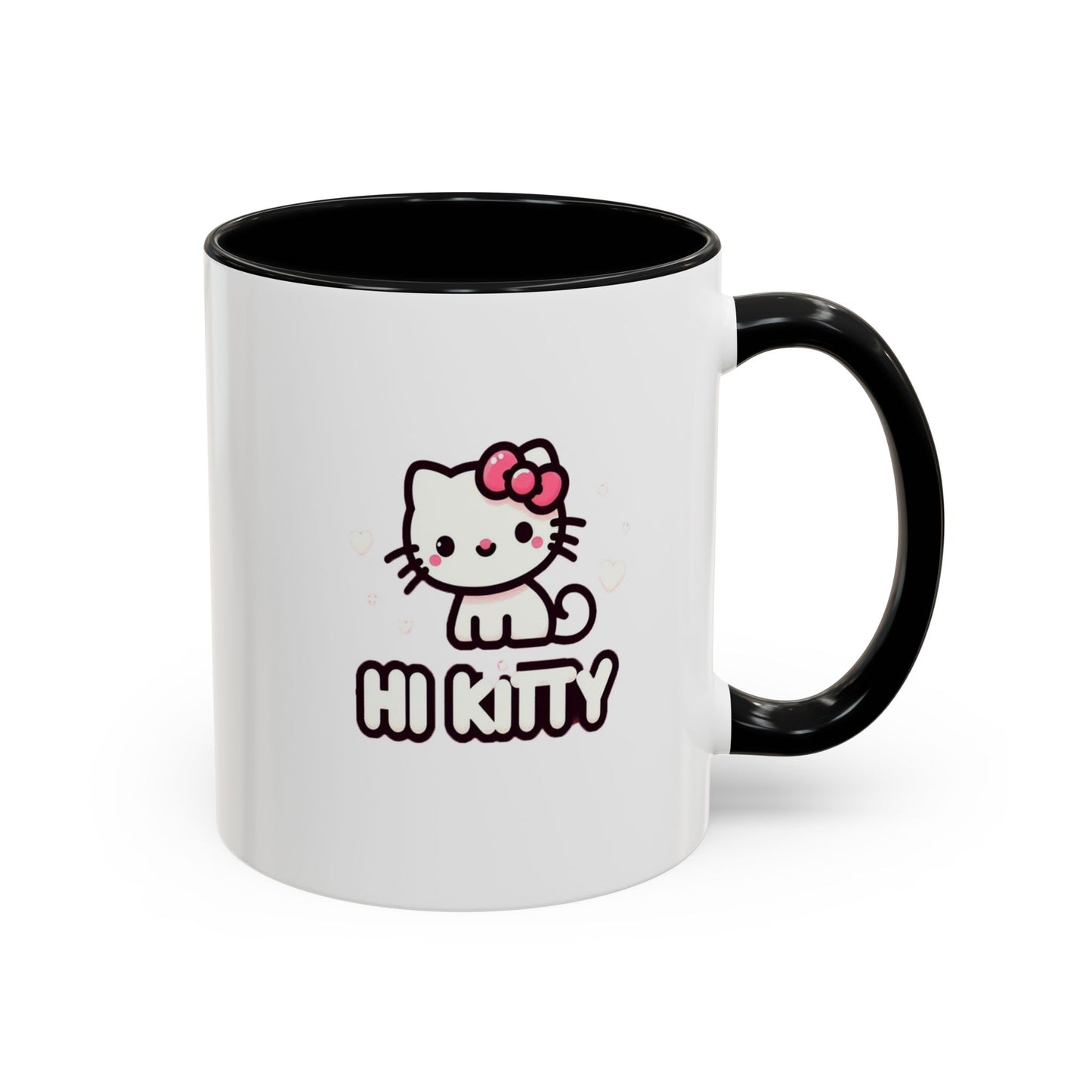 Taza de café con acento de Hi Kitty (11 oz y 15 oz)