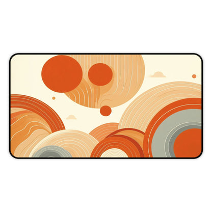 Abstract Circles | Desk Mat