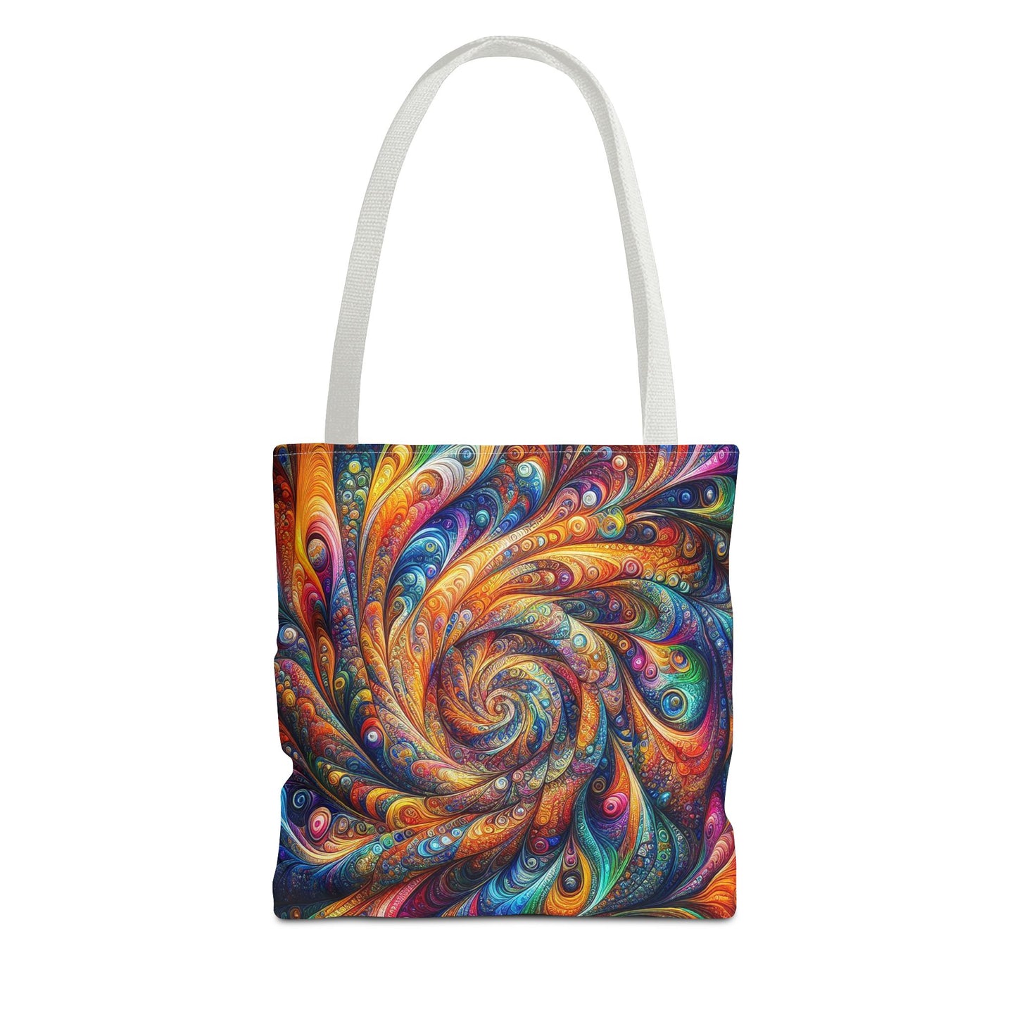 Colorful 3D Swirl Patterns | Tote Bag