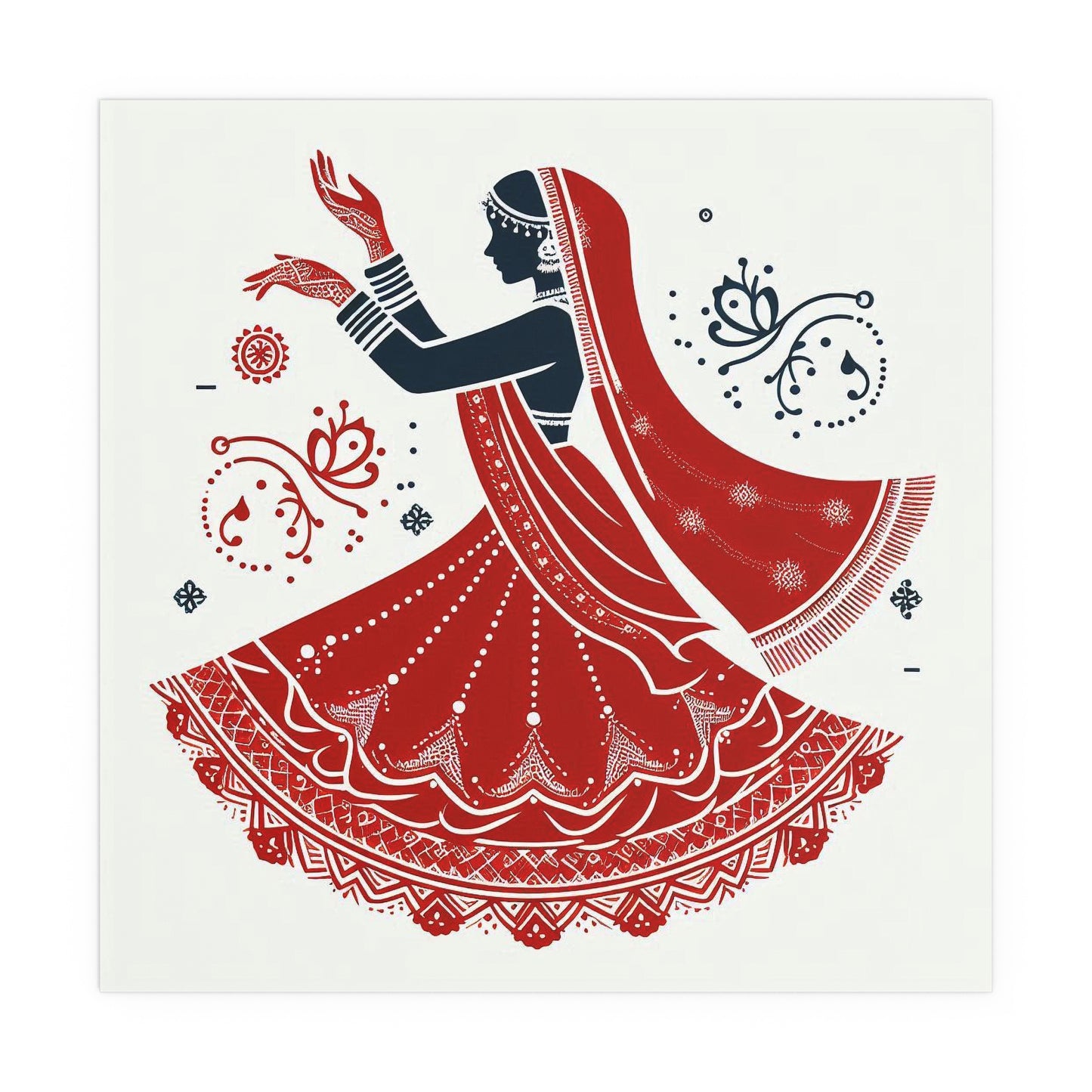 Traditional Bride | Indoor and Outdoor Silk Poster