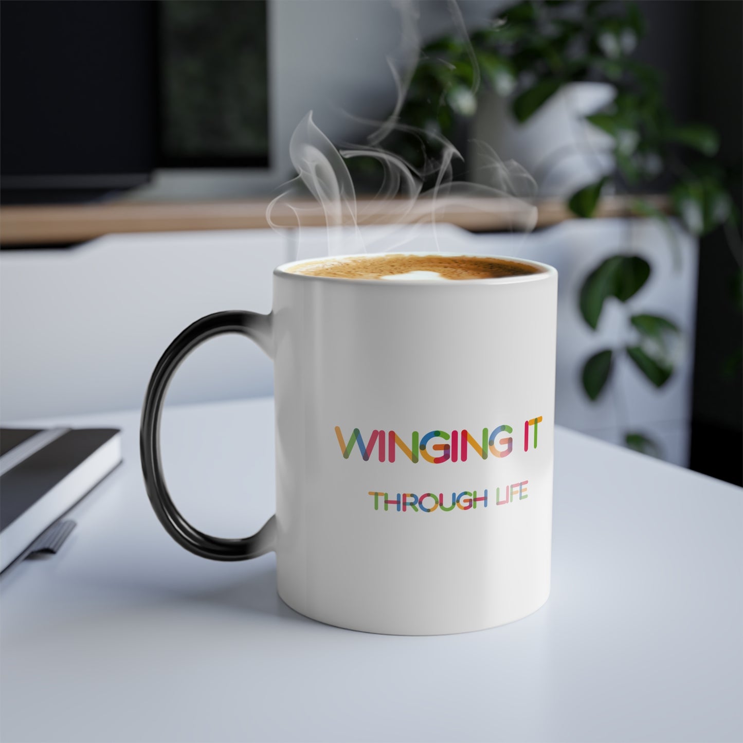 Winging it Through Life | Color Morphing Mug, 11oz