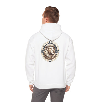 Lion | Signe du zodiaque | Sweat à capuche unisexe Heavy Blend™