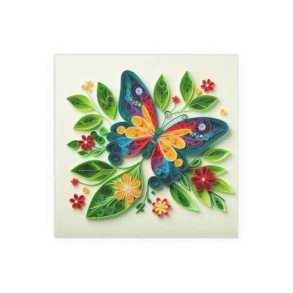 Multicolor Butterfly | Indoor and Outdoor Silk Poster