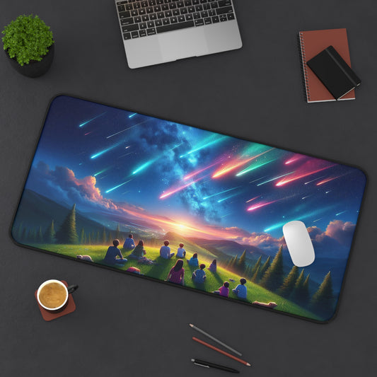 Meteor Shower | Make a Wish | Desk Mat