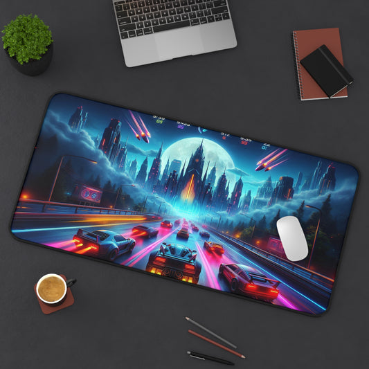 Car Race Gaming | Desk Mat