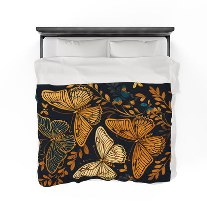 Surreal Butterflies | Velveteen Plush Blanket