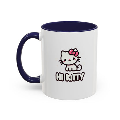 Taza de café con acento de Hi Kitty (11 oz y 15 oz)