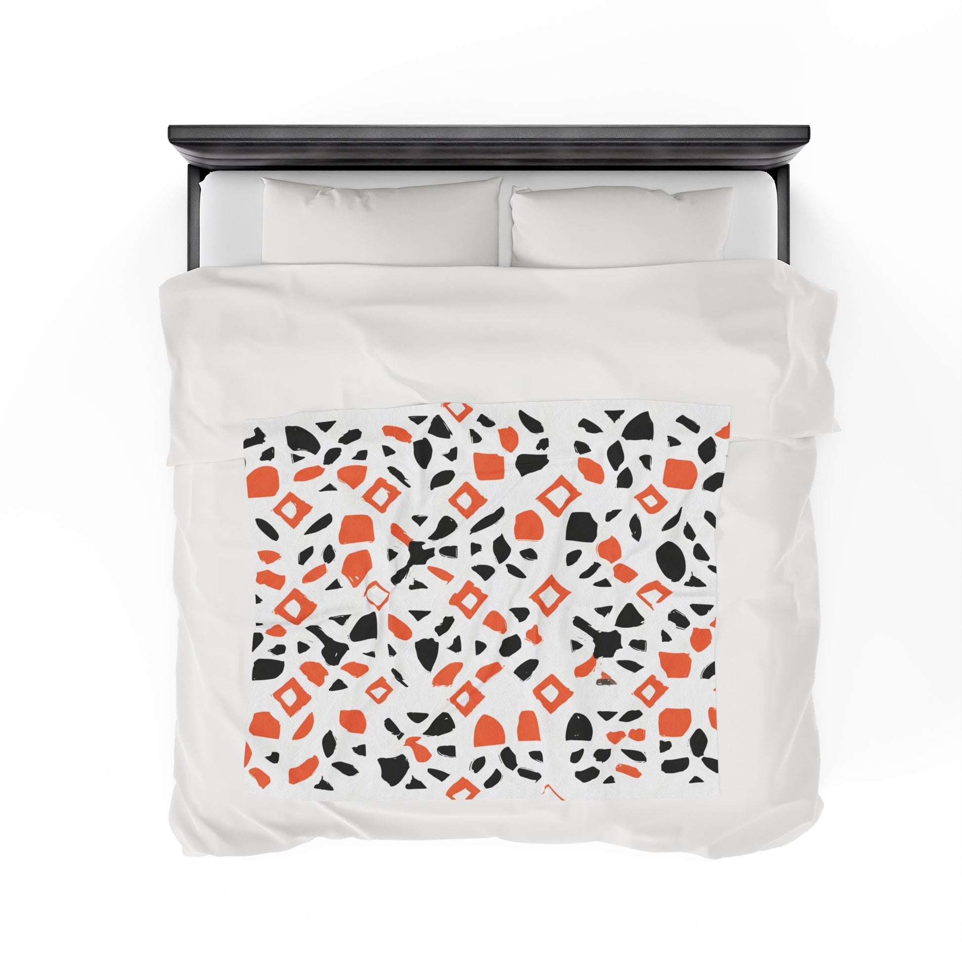 Modem Abstract Pattern | Velveteen Plush Blanket