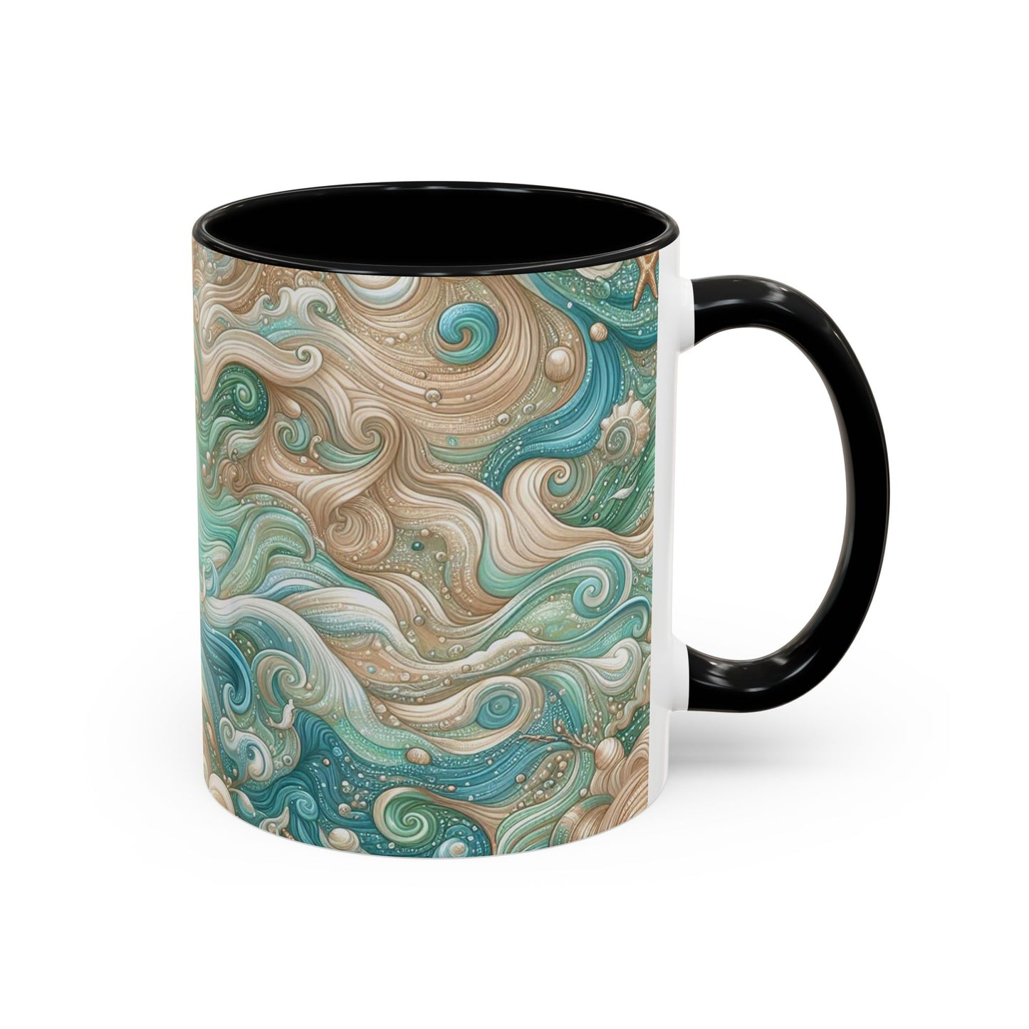 3D Ocean Beauty | Accent Coffee Mug (11oz)