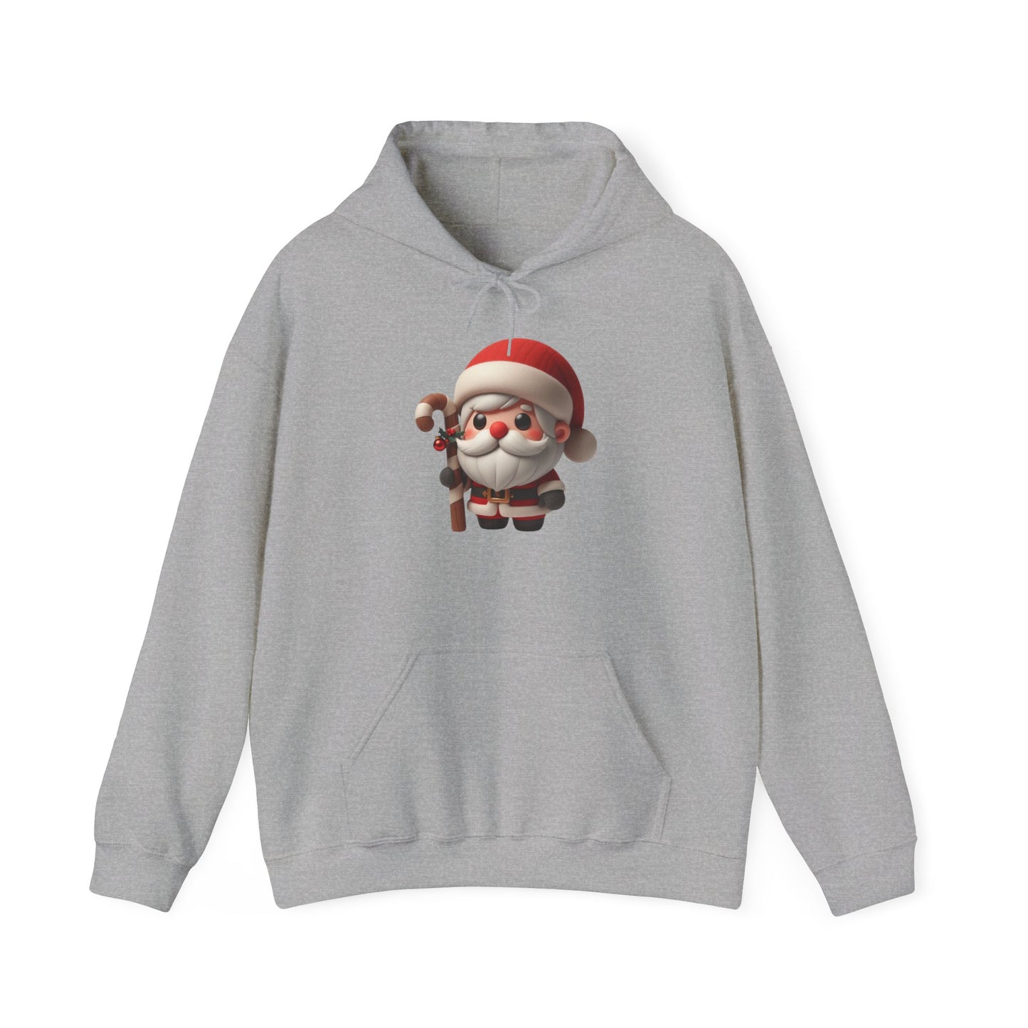 Santa with a Candy Cane | Unisex Heavy Blend™ Hooded Sweatshirt