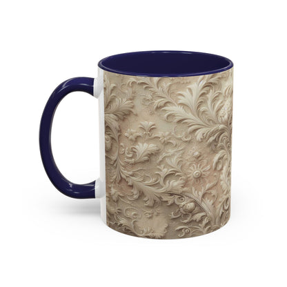 Dentelle victorienne | Tasse à café Accent (11 oz)