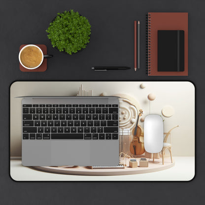 Musical Instruments on Stage | Minimalistic Design | Desk Mat