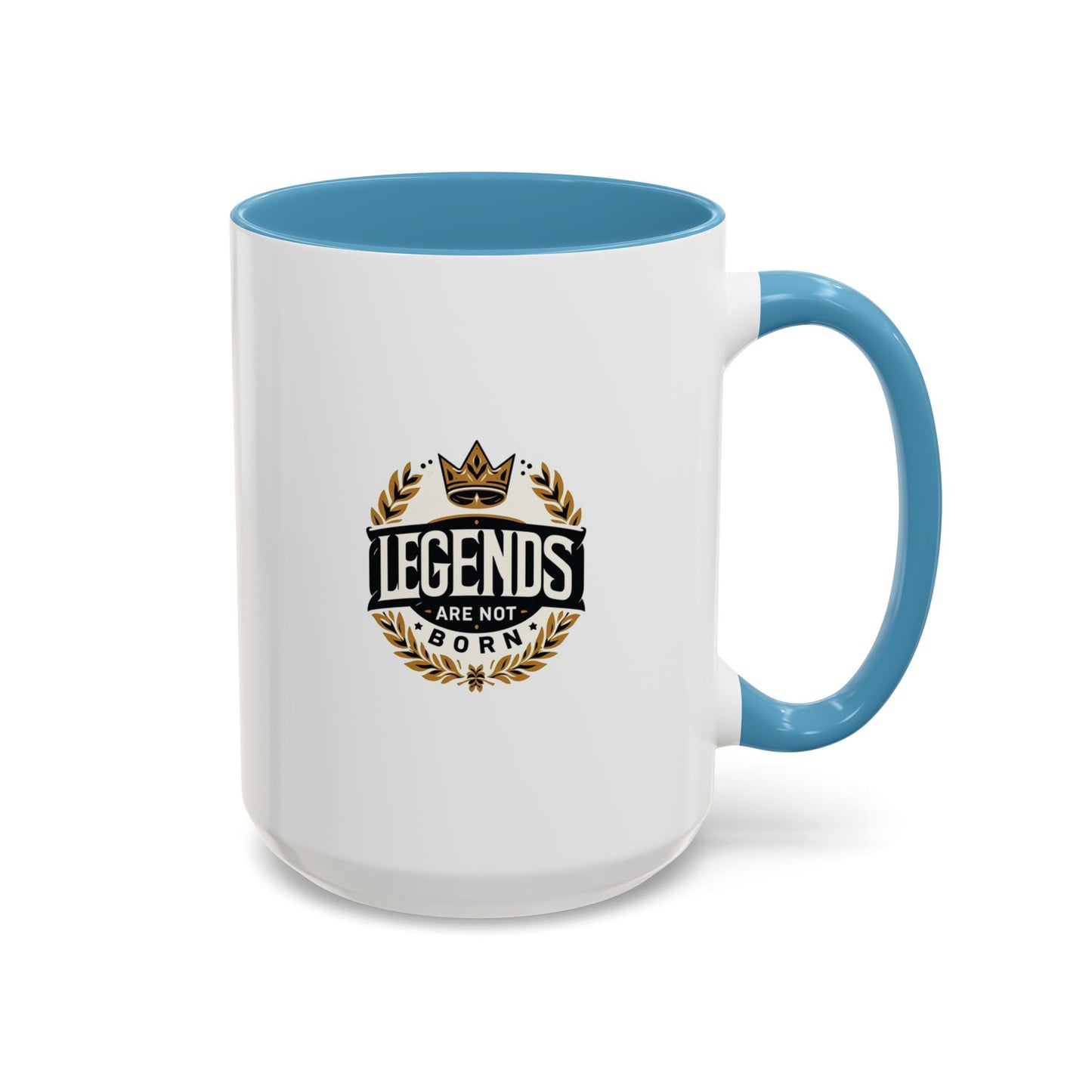 Legend Are Not Born | Accent Coffee Mug (11, 15oz)