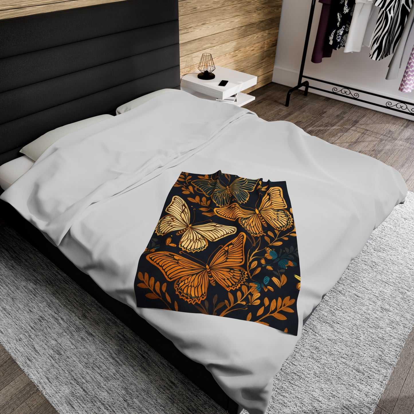 Surreal Butterflies | Velveteen Plush Blanket