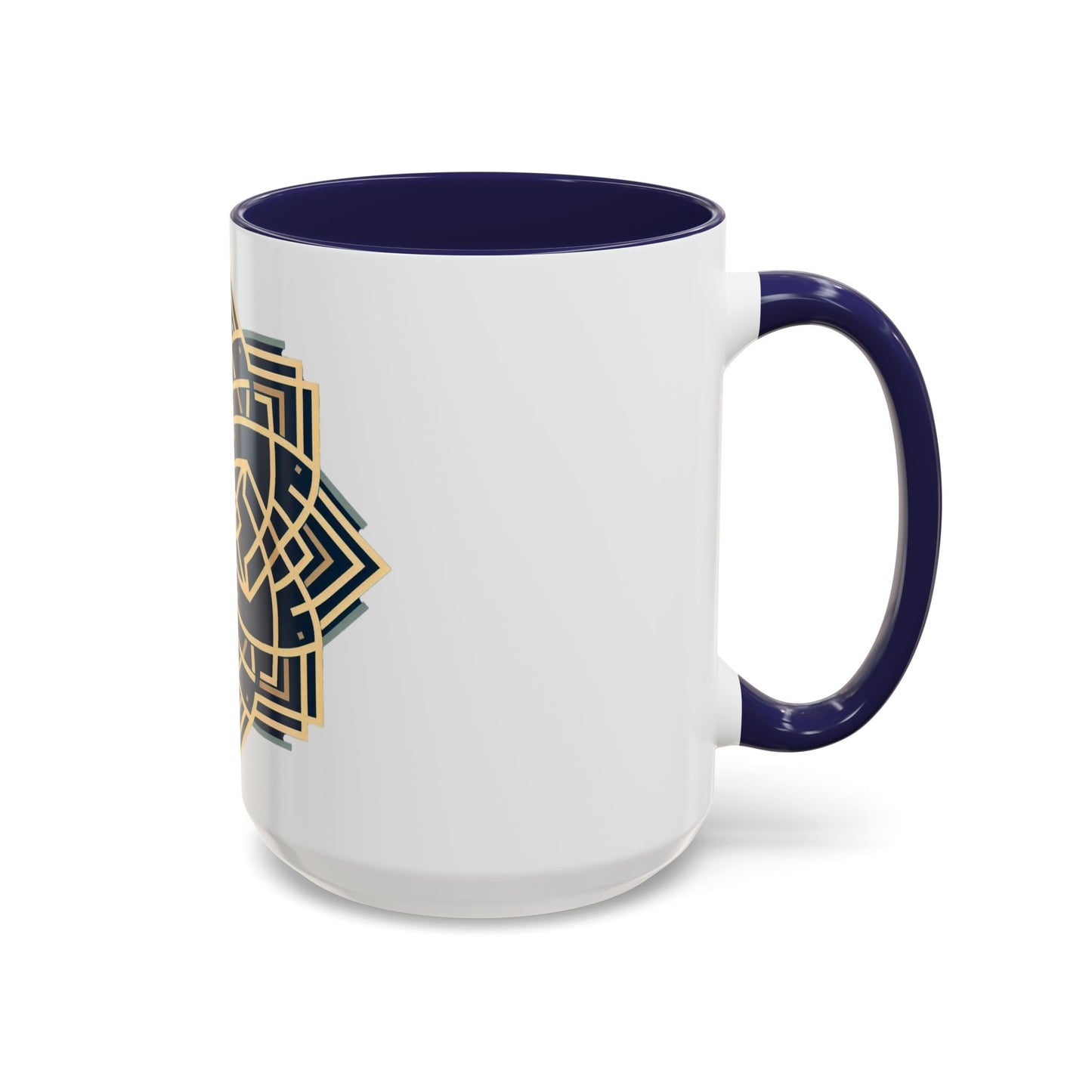 Royal Geometric Pattern | Accent Coffee Mug (11, 15oz)