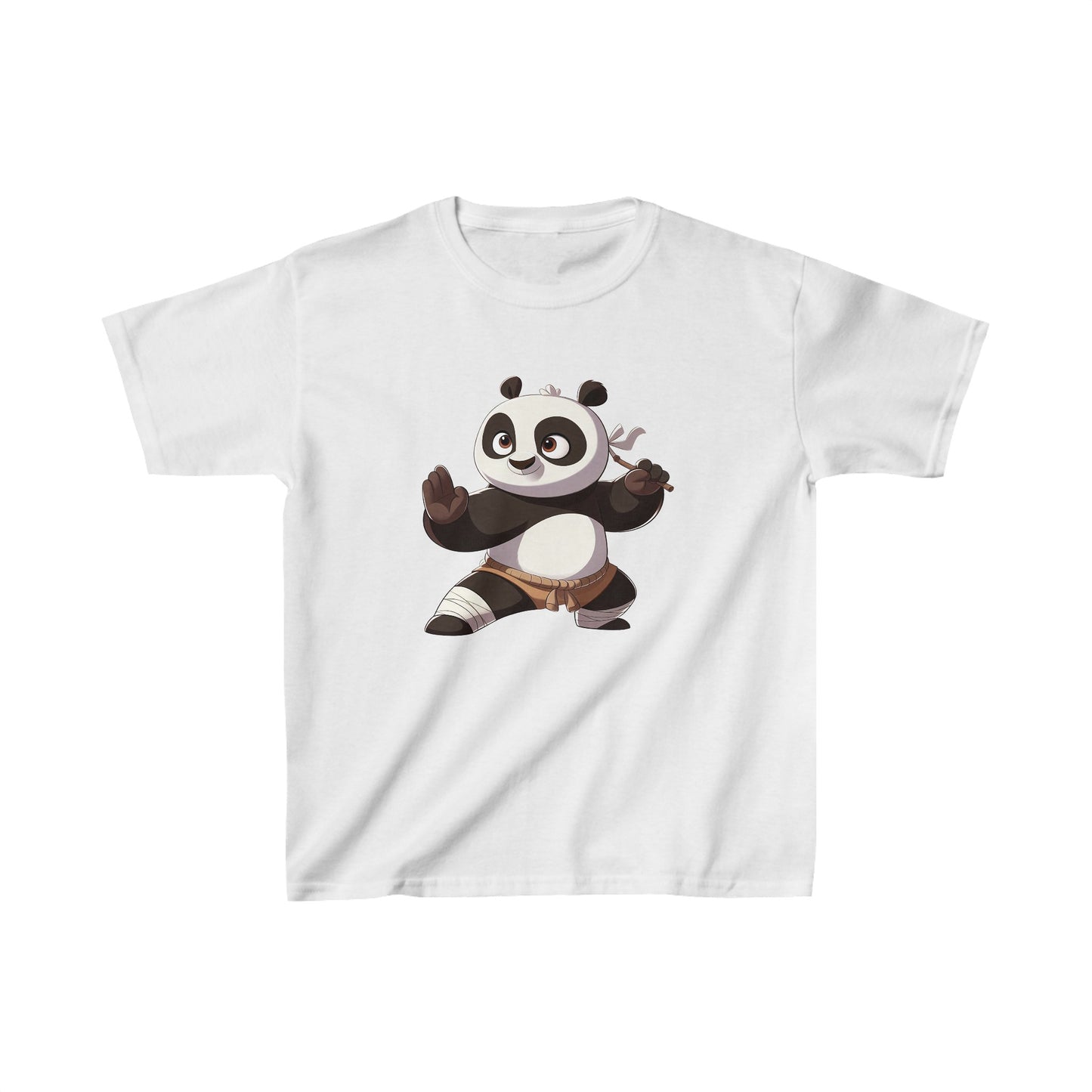 Panda in action | Kids Heavy Cotton™ Tee