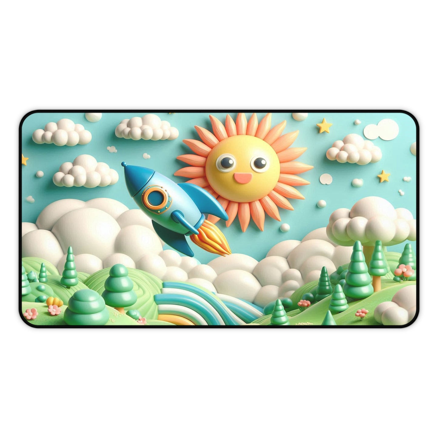 3D Effect Scenery for Kids | Desk Mat