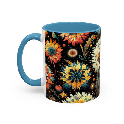 Vibrant Dandelions | Accent Coffee Mug (11oz)