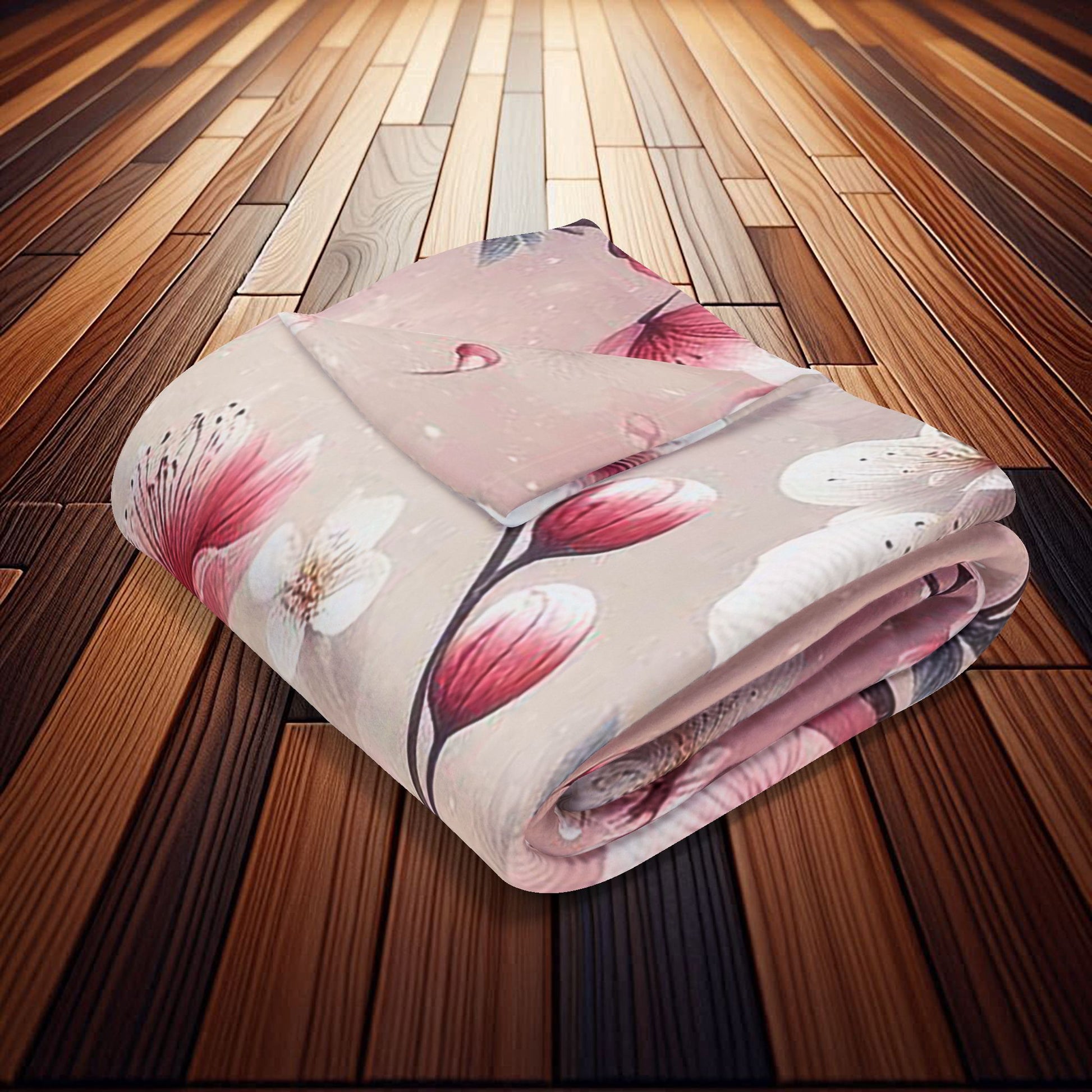 Blooming Cherry Blossoms | Arctic Fleece Blanket