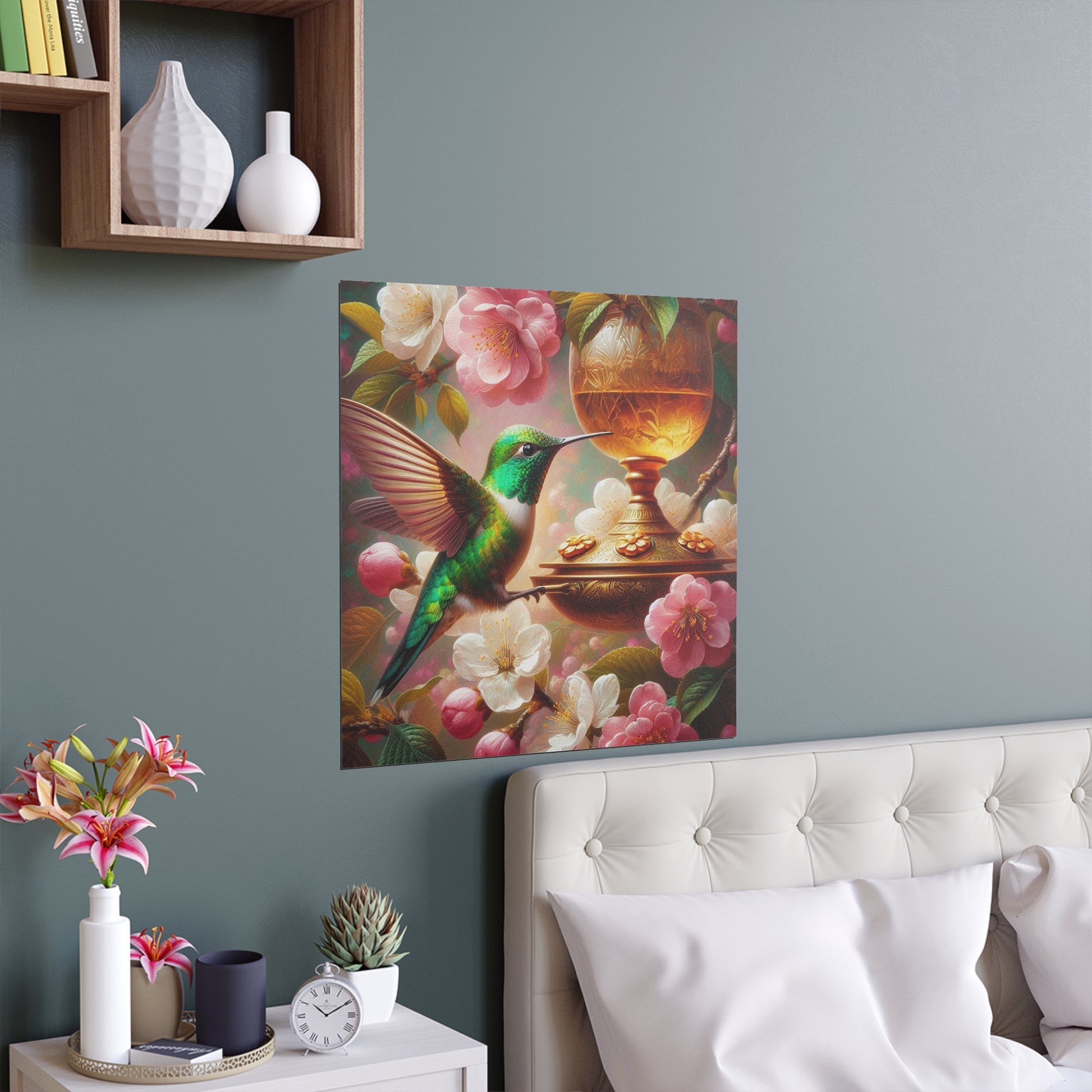 Hummingbird | Indoor and Outdoor Silk Poster