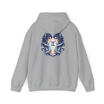 Gémeaux | Signe du zodiaque | Sweat à capuche unisexe Heavy Blend™