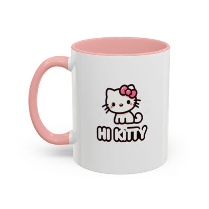 Taza de café con acento de Hi Kitty (11 oz y 15 oz)