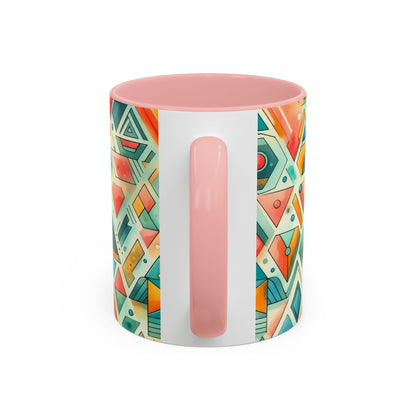 Abstract Geometric Pattern | Accent Coffee Mug (11oz)