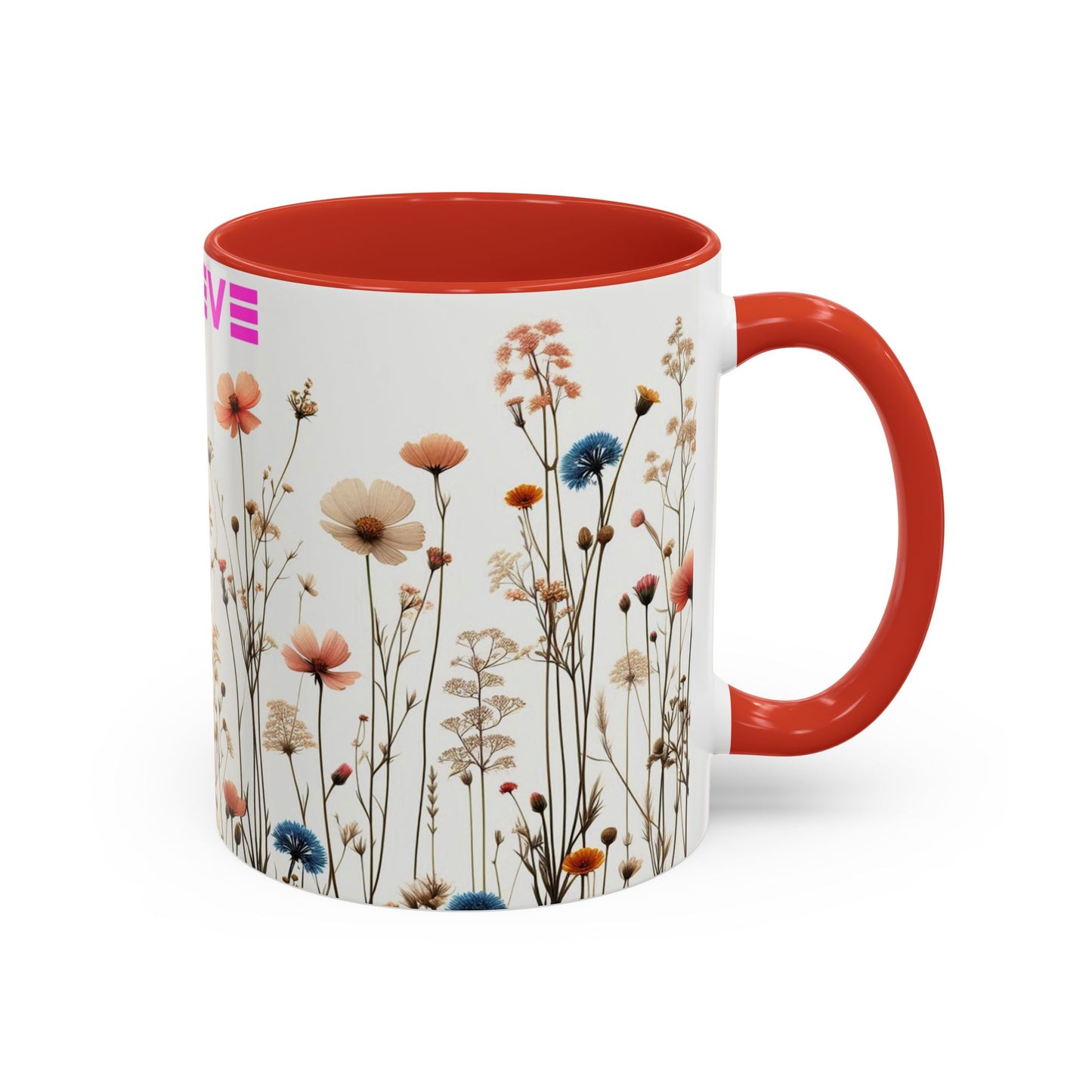 Believe | Wildflowers | Accent Coffee Mug (11, 15oz)