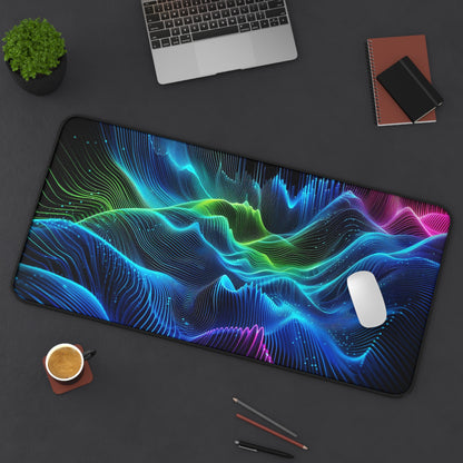 Sound Waves Digital Waveform | Desk Mat