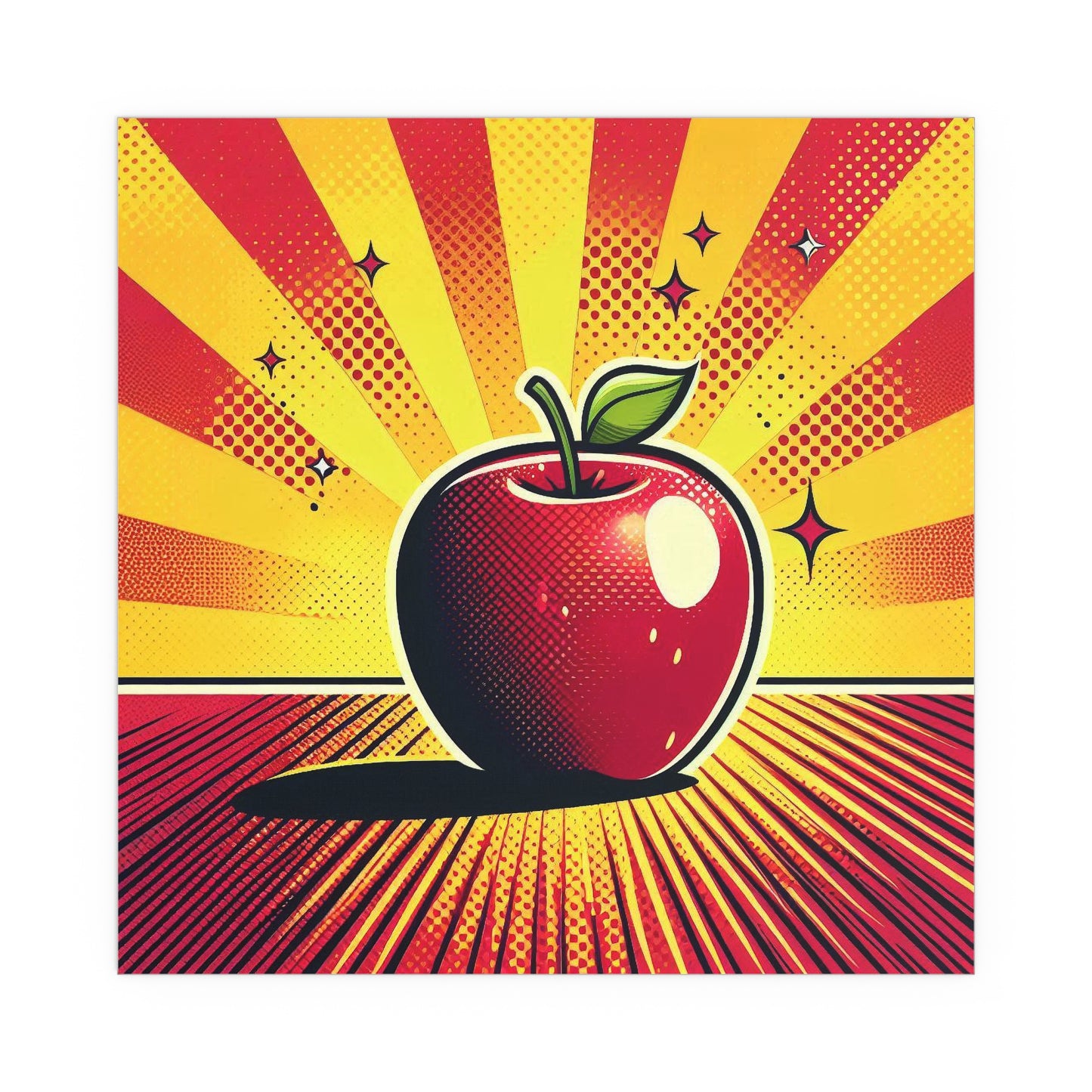 An Apple a Day Keeps the Doctor Away | Indoor and Outdoor Silk Poster