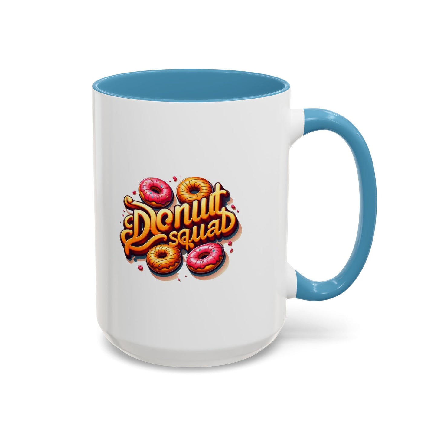 Taza de café con acento de Donut Squad (11 oz y 15 oz)