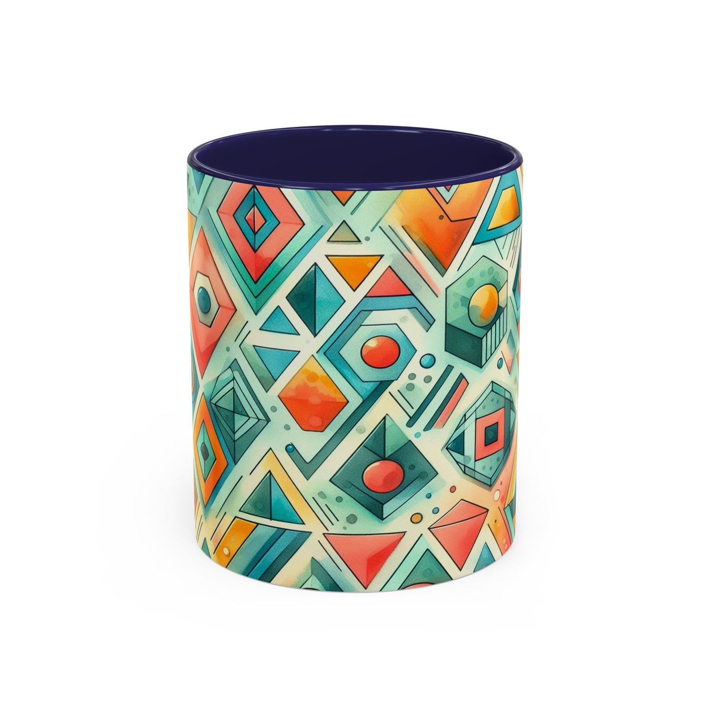 Abstract Geometric Pattern | Accent Coffee Mug (11oz)