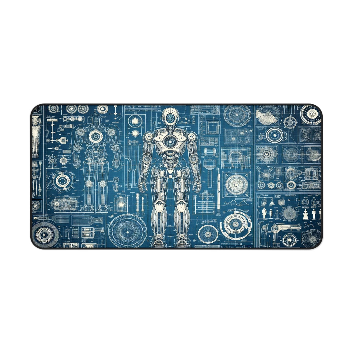 Robot Blueprints | Desk Mat