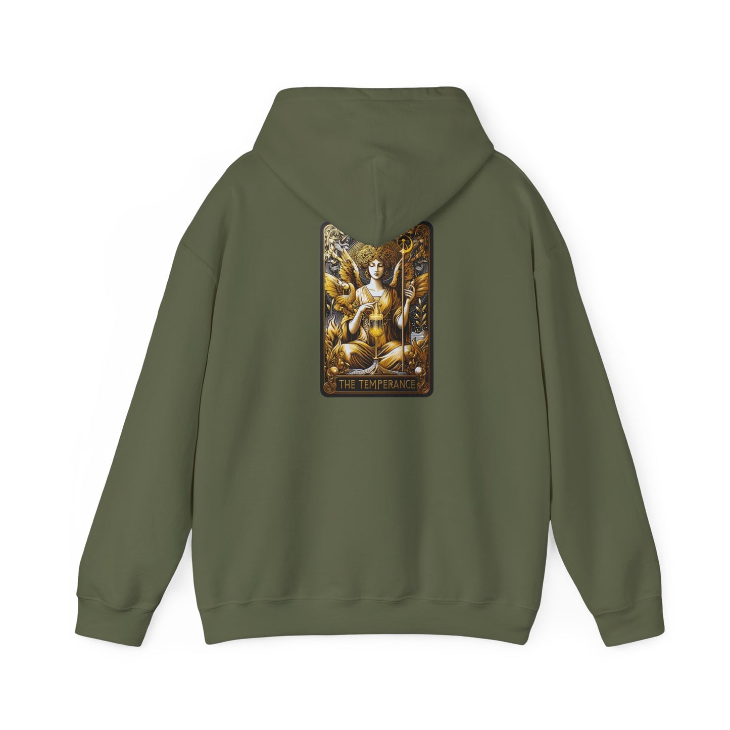 Sudadera unisex con capucha Heavy Blend™ | Carta del Tarot | La Templanza