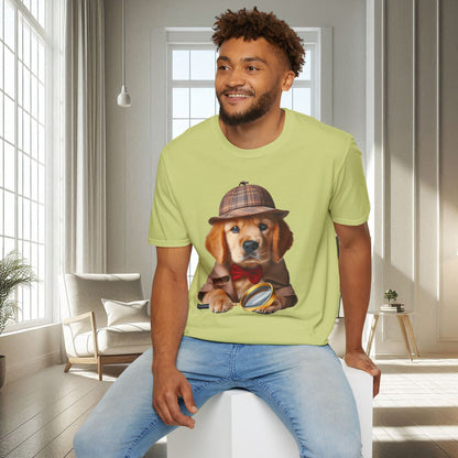 Detective Dog | Unisex Soft T-shirt