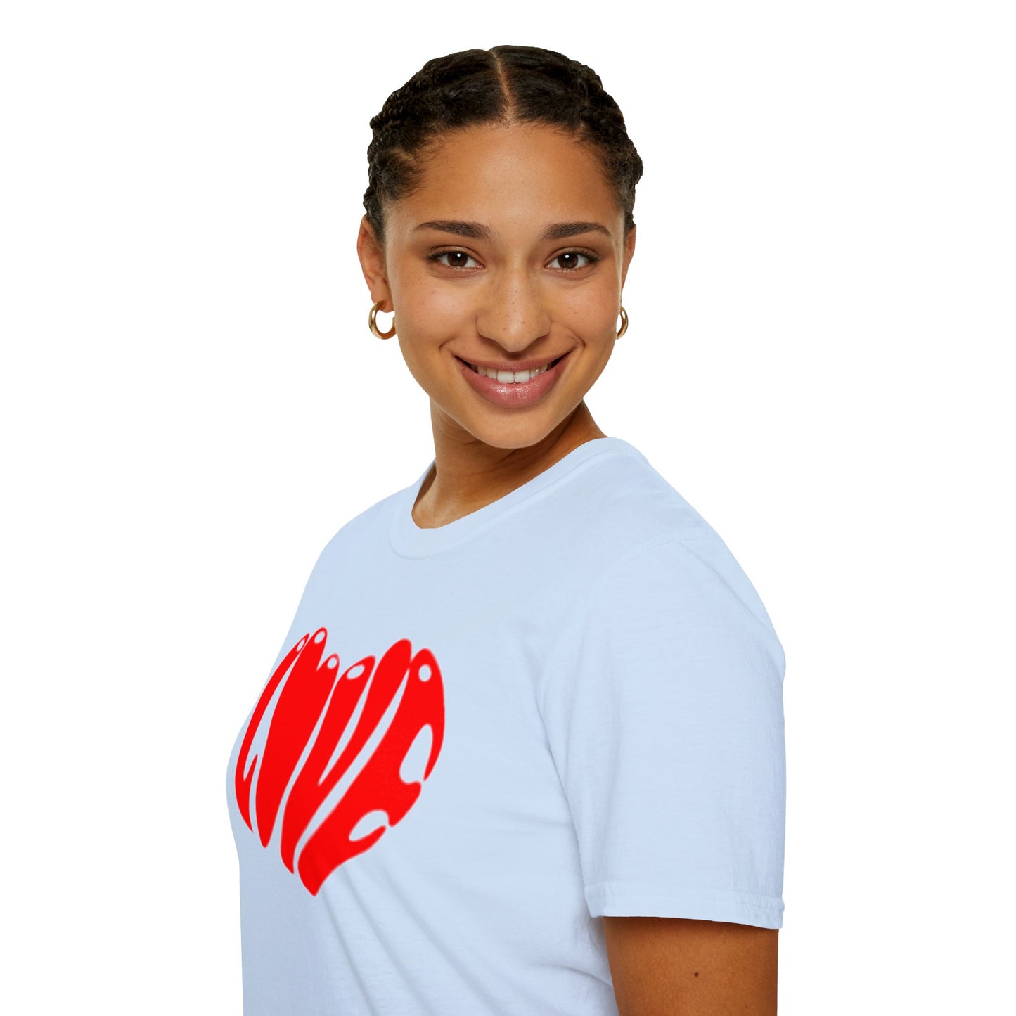 Cœur d'amour | T-shirt doux unisexe