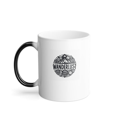 Wanderlust for the Travelling Soul | Color Morphing Mug, 11oz