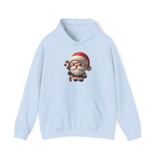 Santa with a Candy Cane | Unisex Heavy Blend™ Hooded Sweatshirt