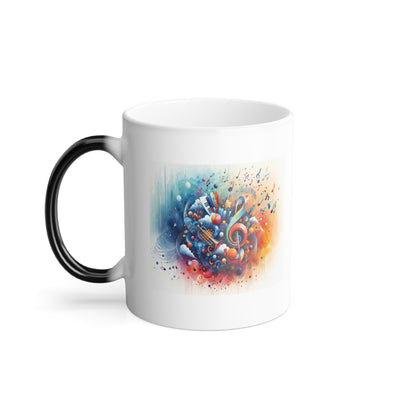 Musical Notes and Instruments | Color Morphing Mug, 11oz