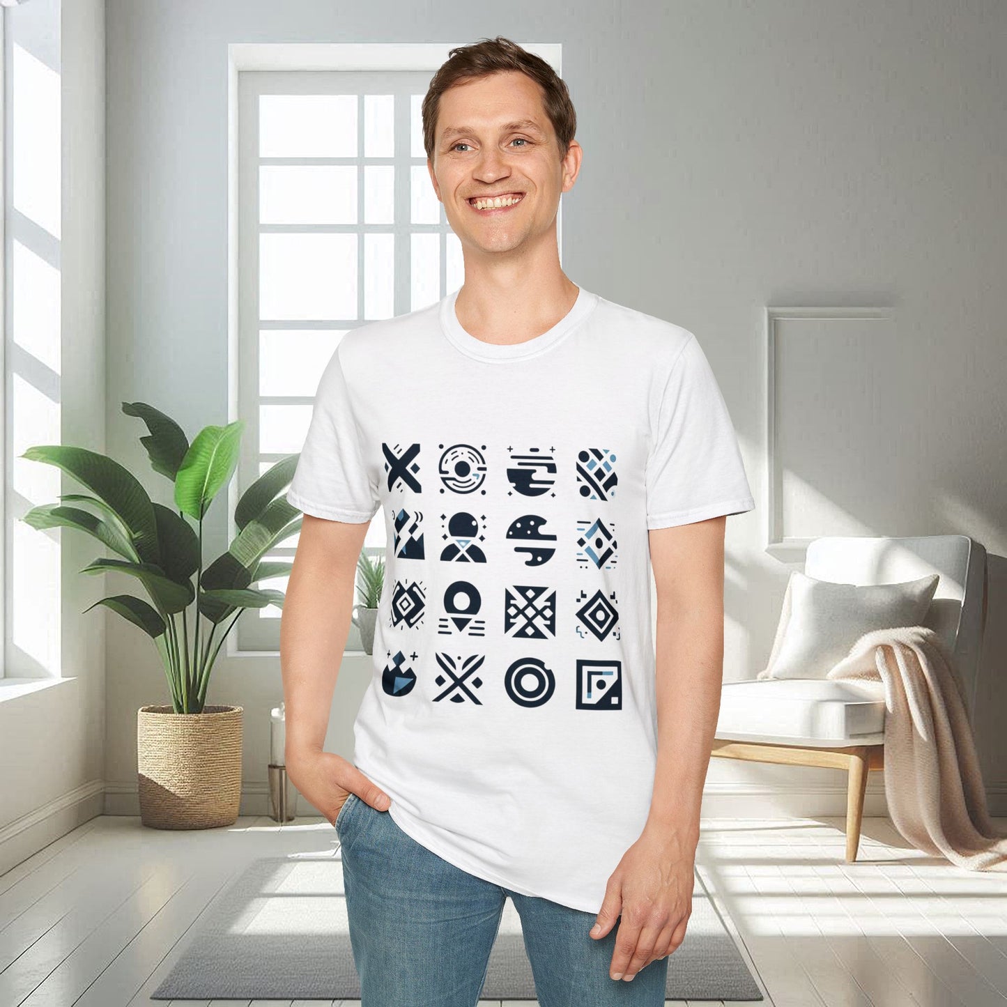 Geometric Lines | Unisex Soft T-shirt