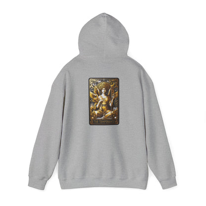 Sudadera unisex con capucha Heavy Blend™ | Carta del Tarot | La Templanza