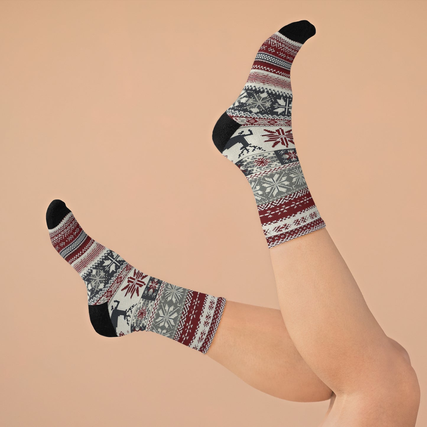 Modèle de tricot nordique | Chaussettes confortables