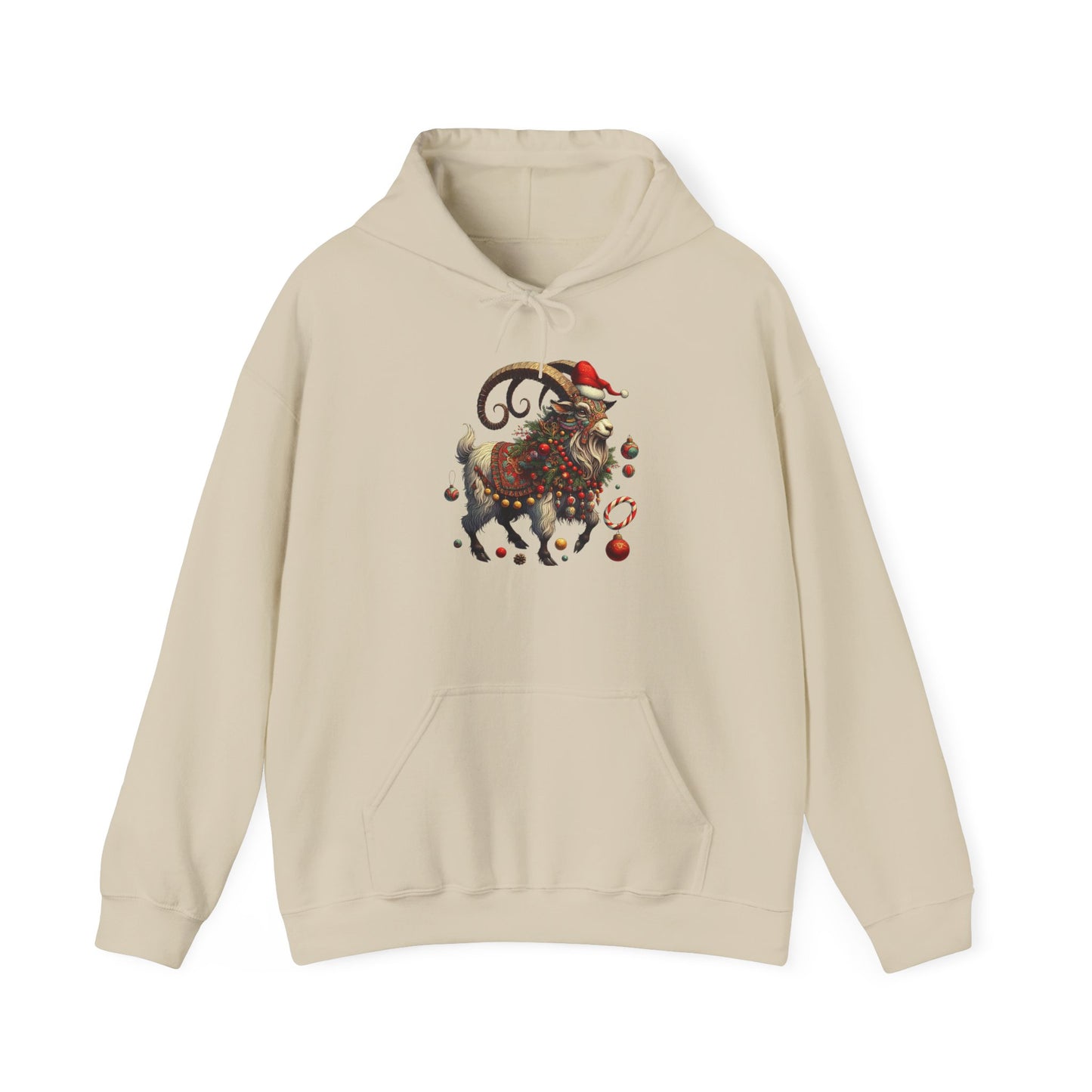 Festive Ram | Unisex Heavy Blend™ Hooded Sweatshirt