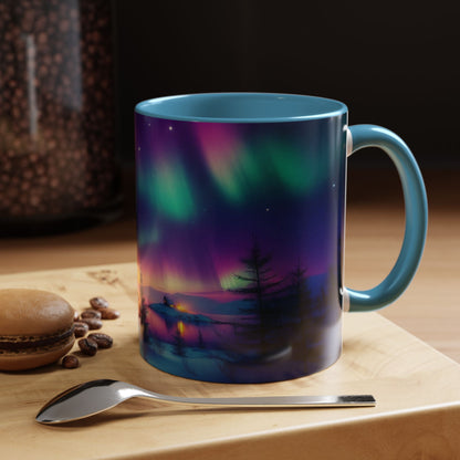 Beautiful Northern Lights | Accent Coffee Mug (11oz)