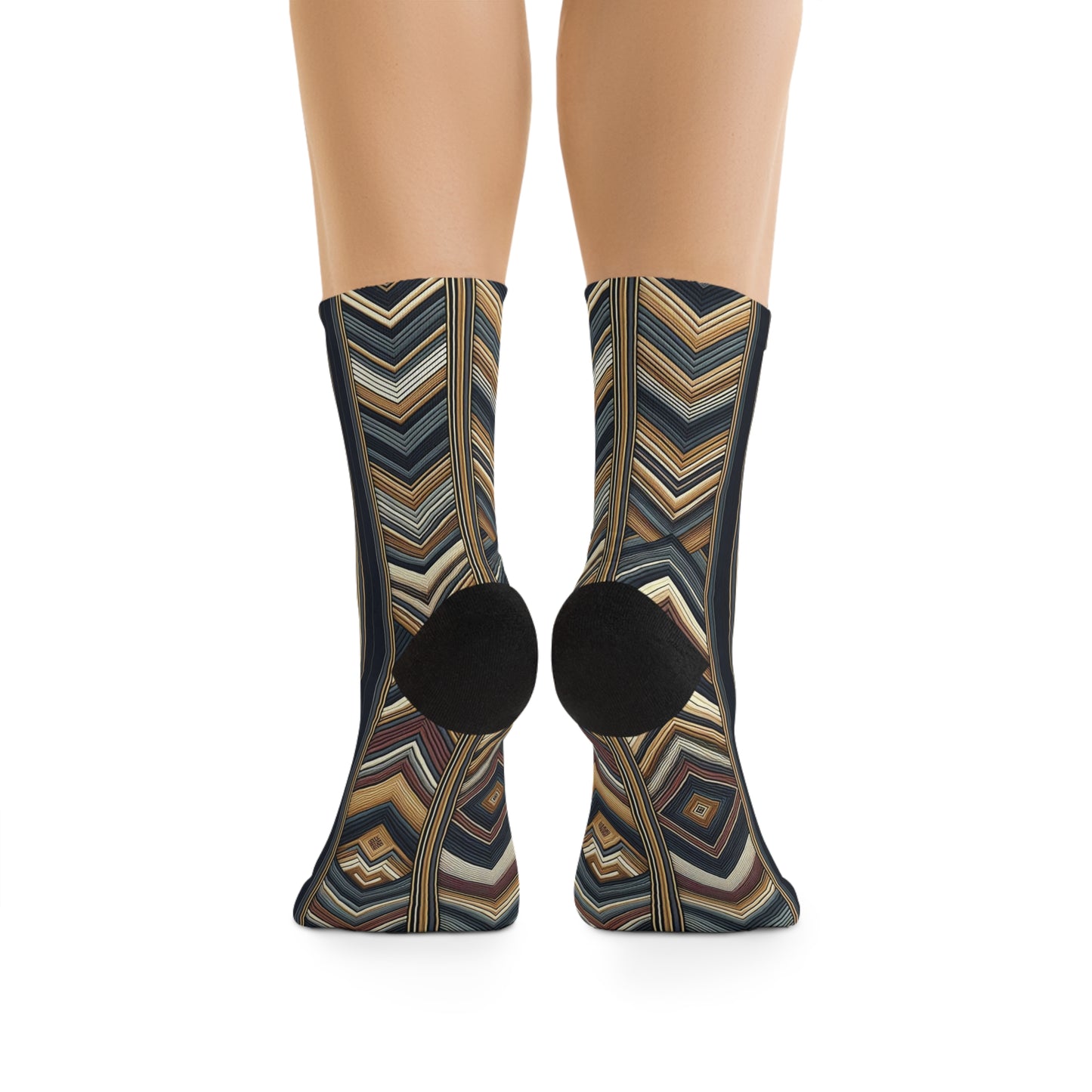 Elegant Chevron Stripes | Comfortable Socks