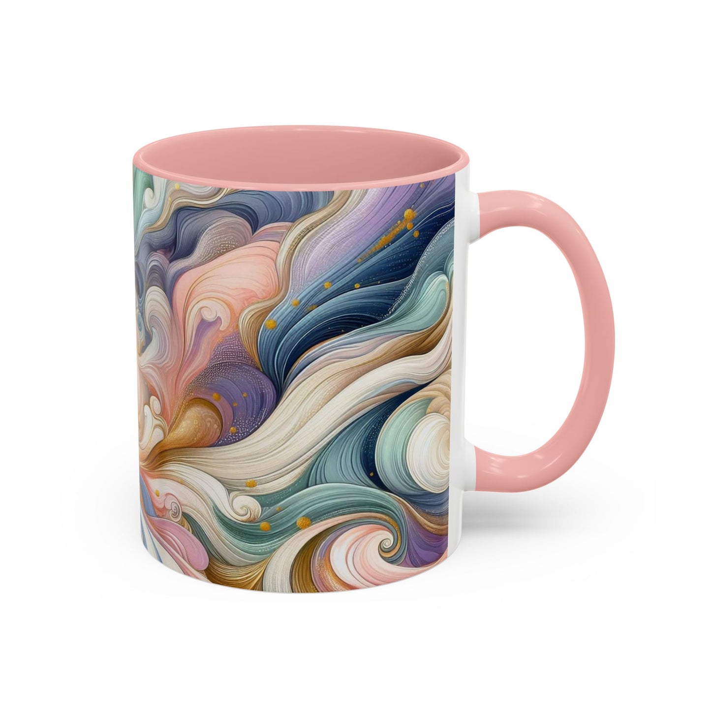 Tourbillons colorés | Tasse à café Accent (11 oz)