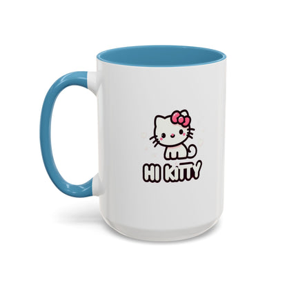 Taza de café con acento de Hi Kitty (11 oz y 15 oz)