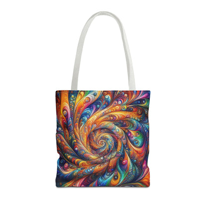 Colorful 3D Swirl Patterns | Tote Bag