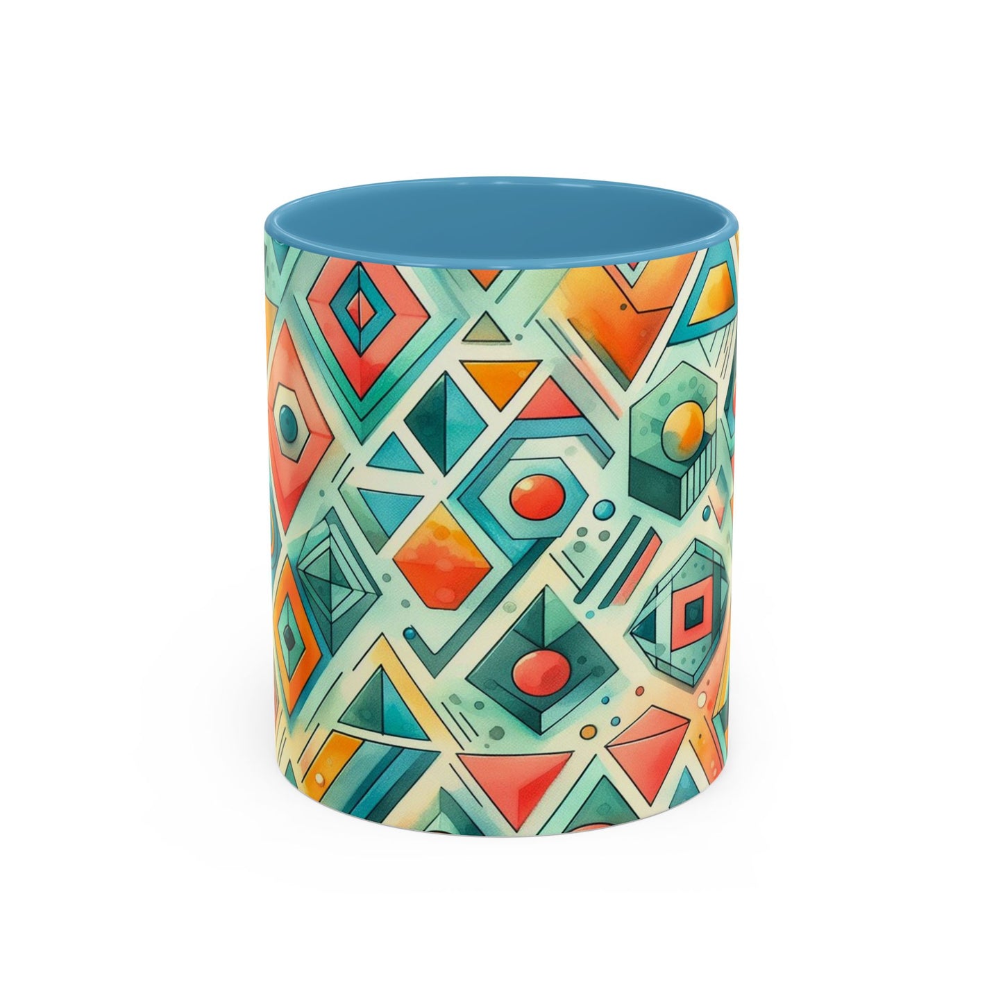 Abstract Geometric Pattern | Accent Coffee Mug (11oz)